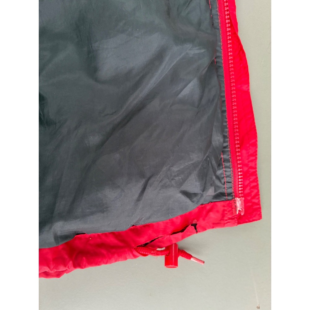 Helly Hansen HH Vintage Packable Rain Jacket Red Hooded Nylon Shell Vented M - Picture 6 of 9